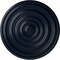 Ekena Millwork Carton Ceiling Medallion (For Canopies up to 2 5/8"), Hand-Painted Midnight Dream, 12 5/8"OD x 1"P CM13CAMDF - alternate 1